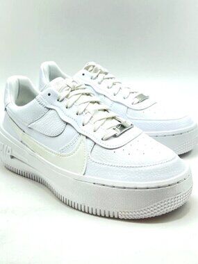 WOMEN Nike Air Force 1 Platform Low TRIPLE WHITE